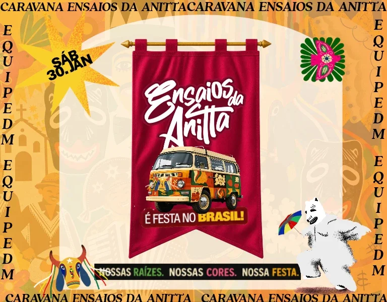 Caravana Ensaios da Anitta- BUS 1
