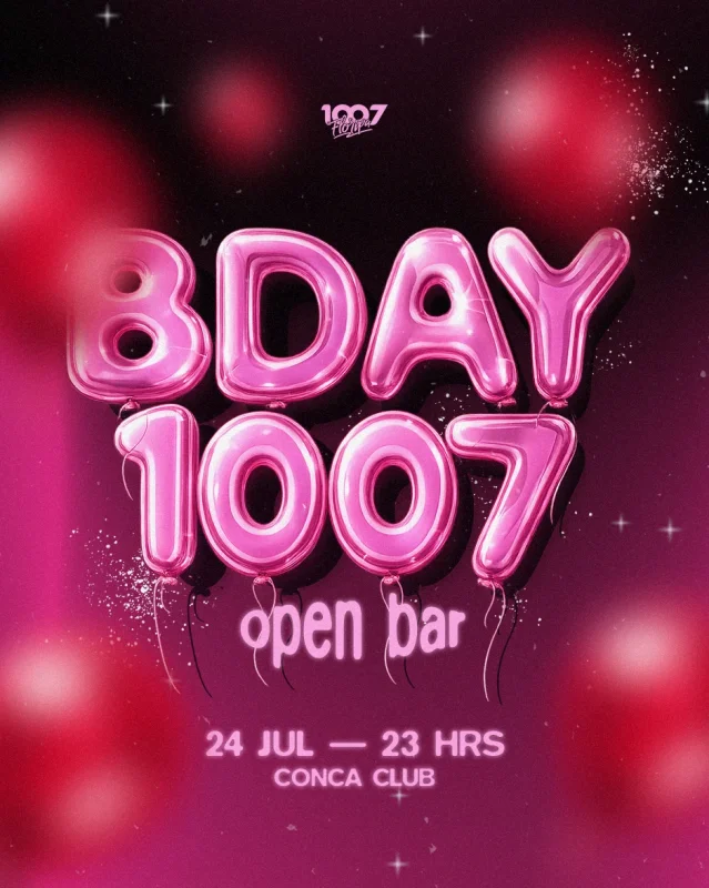 BDAY 1007 FLORIPA | OPEN BAR 🥳