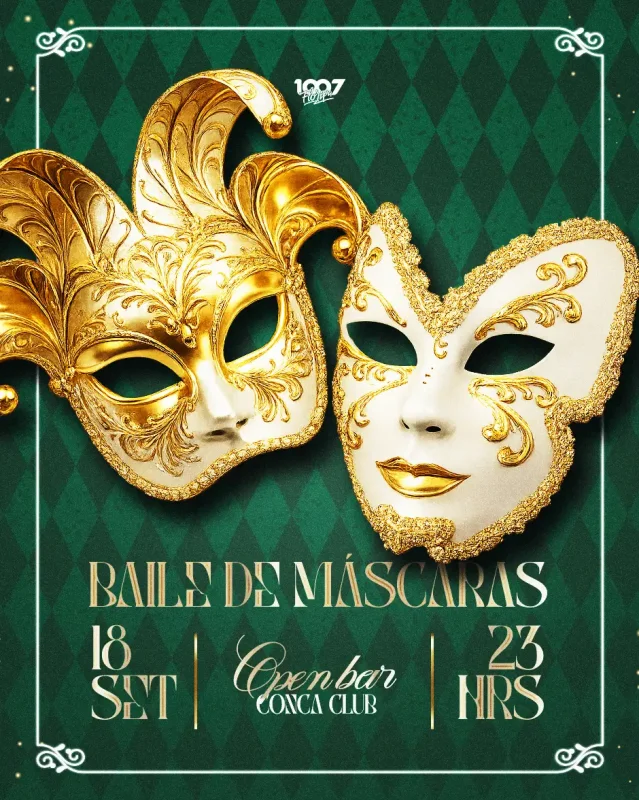 BAILE DE MÁSCARAS • 1007 FLORIPA 🎭