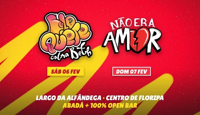 Bloquete & Calma Beth 2027 | Não Era Amor 2027